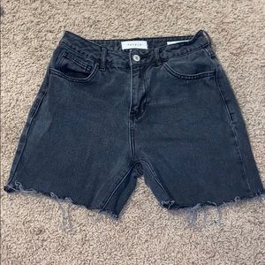 💜2/$30 Black high waisted shorts